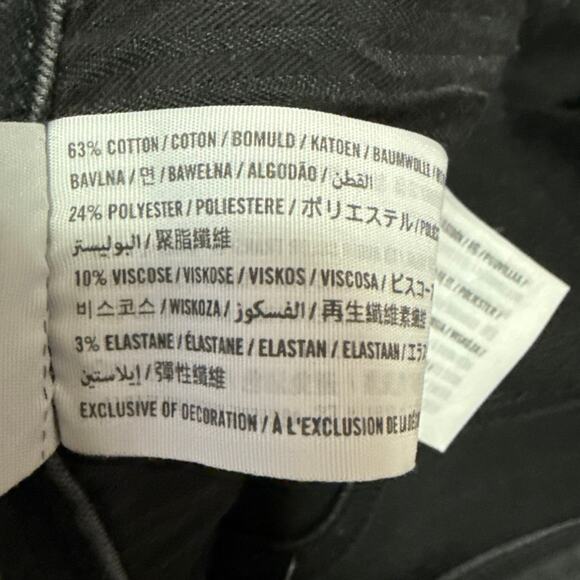 Abercrombie & Fitch Simone Women's Black High Rise Super Skinny Denim Jeans 29 - Picture 5 of 5